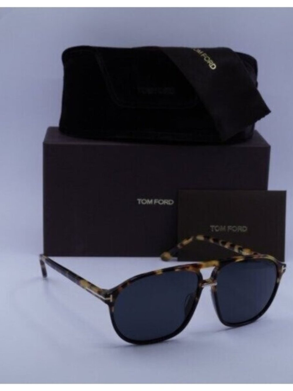 Tom Ford Bruce FT1026 05A Aviator Sunglasses - Havana / Smoke